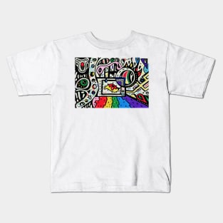 Tv color explosion Kids T-Shirt